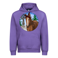 Tulip Horse Christmas Urban Hoodie - RanaPortraitStore