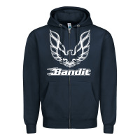 Navy bandit Zipper Hoodie - artisFamous