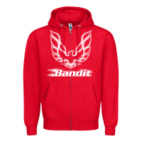 Red bandit Zipper Hoodie - artisFamous