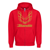 Red bandit Zipper Hoodie - artisFamous