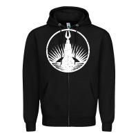 Black bioshock rapture black Zipper Hoodie - artisFamous