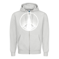 Dove Grey bioshock rapture black Zipper Hoodie - artisFamous