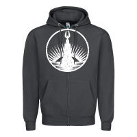 Smoke bioshock rapture black Zipper Hoodie - artisFamous