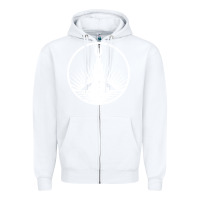 White bioshock rapture black Zipper Hoodie - artisFamous