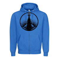 True Royal bioshock rapture black Zipper Hoodie - artisFamous