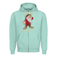 Seafoam snow white i'm grumpy deal with it portrait t shirt Zipper Hoodie - artisFamous