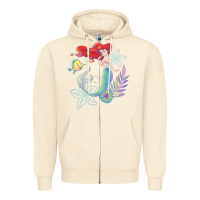 Sandshell the little mermaid ari  and flounder sea t shirt Zipper Hoodie - artisFamous
