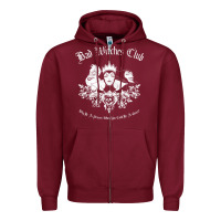 Burgundy villains bad witch  club group shot graphic t shirt t shirt Zipper Hoodie - artisFamous