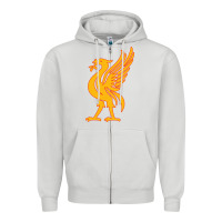 Liverpool Bird License Plate Zipper Hoodie | Teevron