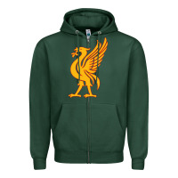 Sports Green liverpool bird license plate Zipper Hoodie - artisFamous
