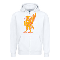White liverpool bird license plate Zipper Hoodie - artisFamous