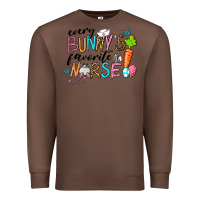 Chestnut Every Bunnys Favorite Nurse Premium Sweatshirt - RanaPortraitStore