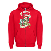 Red alan a dale rooster  oo de lally golly what a day tattoo watercolor pa Zipper Hoodie - artisFamous