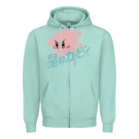 Seafoam kirby kanji Zipper Hoodie - artisFamous