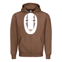 Chestnut no face spirited away women's Zipper Hoodie - artisFamous