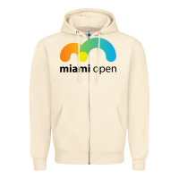 Sandshell MIAMI OPEN Zipper Hoodie - artisFamous