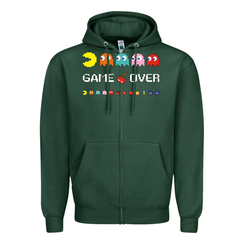 Cool Retro 80s Pacman Ghosts Video Games Zipper Hoodie by artisFamous | Teevron