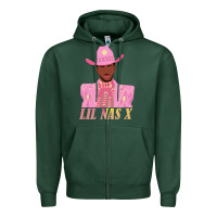 Sports Green lil nas x 2 Zipper Hoodie - artisFamous
