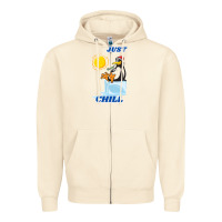 Sandshell Just Chill Zipper Hoodie - artisFamous