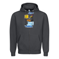 Smoke Just Chill Zipper Hoodie - artisFamous
