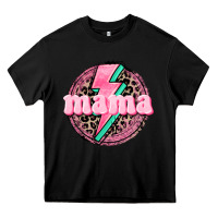 Black Mama leopard background Mother's Day Heavy Core Tee - CowGirlArtShop