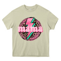 Mama Leopard Background Mother's Day Heavy Core Tee | Teevron