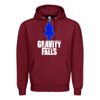 Gravity Falls Dipper Blue Pine Premium Zipper Hoodie | Teevron