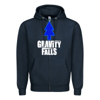 Navy gravity falls dipper blue pine premium Zipper Hoodie - artisFamous