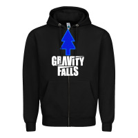 Black gravity falls dipper blue pine premium Zipper Hoodie - artisFamous