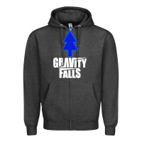 Charcoal Heather gravity falls dipper blue pine premium Zipper Hoodie - artisFamous