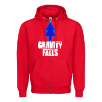 Red gravity falls dipper blue pine premium Zipper Hoodie - artisFamous