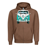 Chestnut hippie surf van Zipper Hoodie - artisFamous