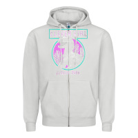 Dove Grey distressed teal raptor clever girl t shirt Zipper Hoodie - artisFamous