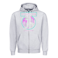 Heather Grey distressed teal raptor clever girl t shirt Zipper Hoodie - artisFamous