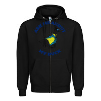 Black ask me about my duck Zipper Hoodie - artisFamous