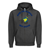 Charcoal Heather ask me about my duck Zipper Hoodie - artisFamous