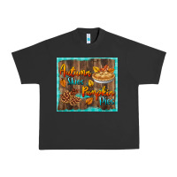 Pigment Black autumn skies pumpkin pies tumbler Urban Heavy Tee - BundleAndBundleShop