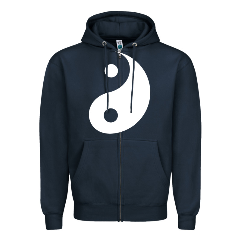 Yin Yang Zipper Hoodie by artisFamous | Teevron