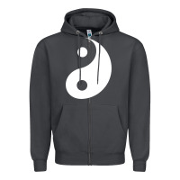 Smoke yin yang Zipper Hoodie - artisFamous