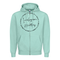 Seafoam inclusion matters with empathy bravery respect Zipper Hoodie - artisFamous