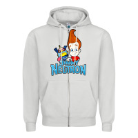 Dove Grey jimmy neutron goddard title vintage poster Zipper Hoodie - artisFamous