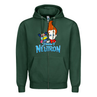 Sports Green jimmy neutron goddard title vintage poster Zipper Hoodie - artisFamous