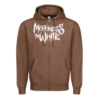 Chestnut motionless in white Zipper Hoodie - artisFamous