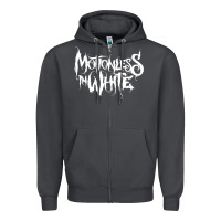 Smoke motionless in white Zipper Hoodie - artisFamous
