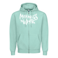 Seafoam motionless in white Zipper Hoodie - artisFamous
