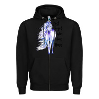 Black just a girl who loves horses Zipper Hoodie - artisFamous
