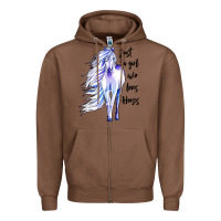 Chestnut just a girl who loves horses Zipper Hoodie - artisFamous
