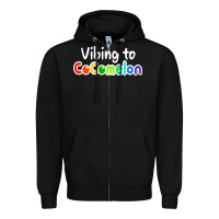 Black kids vibing to cocomelon Zipper Hoodie - artisFamous