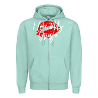 Seafoam kiss lips i love my gringo wife girlfriend premium Zipper Hoodie - artisFamous