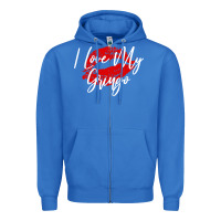 True Royal kiss lips i love my gringo wife girlfriend premium Zipper Hoodie - artisFamous